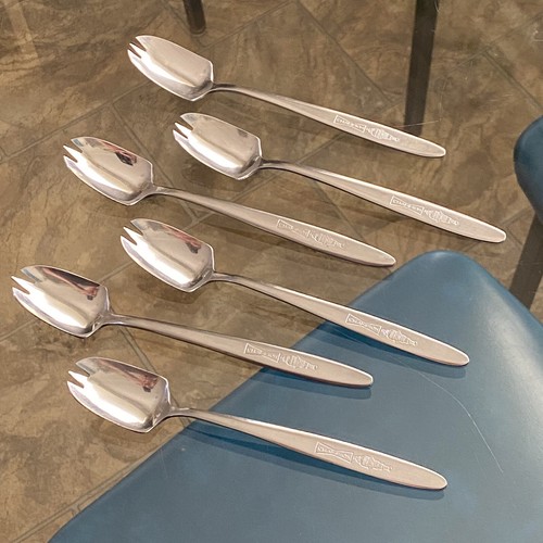 Vintage EAZI-EATER Good CHEER Stainless STEEL Buffet FORKS ~CHAMPION Promotional - Bild 11 von 14