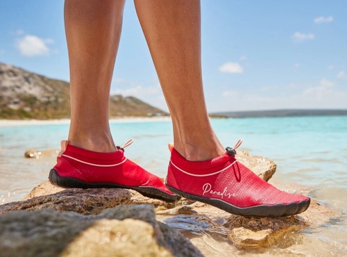 Schwimmschuhe Größe 40 rot Neoprenschuhe (Crivit) - Bild 4 von 6