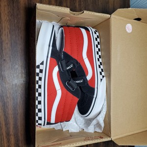 vans old skool v red