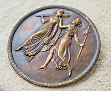 Antik Pendellinse Bronze Vergoldet Kupfer Barock Selten Pendel Pendeluhr Wanduhr