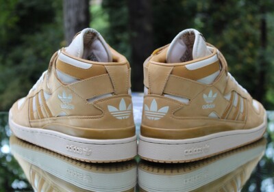 アミーボ Adidas Forum Mid Wheat 2006 Men's 13 Bone Beige Custom