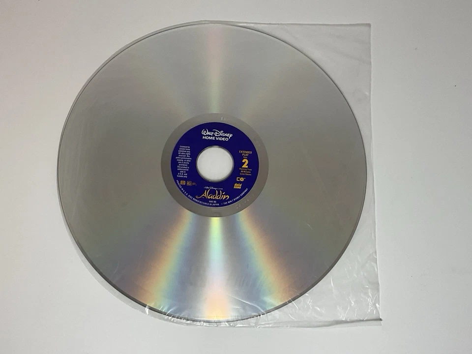 Aladdin Laser Disc Movie Walt Disney Classic - Image 4 of 4