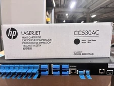 GENUINE HP 304A BLACK TONER CARTRIDGE CC530AC LASERJET CP2025 WT-5