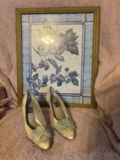 vintage 80s J. Renee pumps featuring pastel-painted snakeskin texture