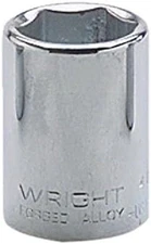 Wright Tool 14826 - 1/2Inch Drive 6 Point Standard Impact Socket - 13/16Inch