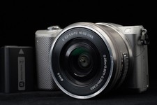 Sony Alpha a5000 Mirrorless Digital Camera with Lens Silver 10168