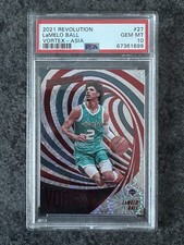 2021-22 Panini Revolution Vortex Asia LaMelo Ball PSA 10 #27