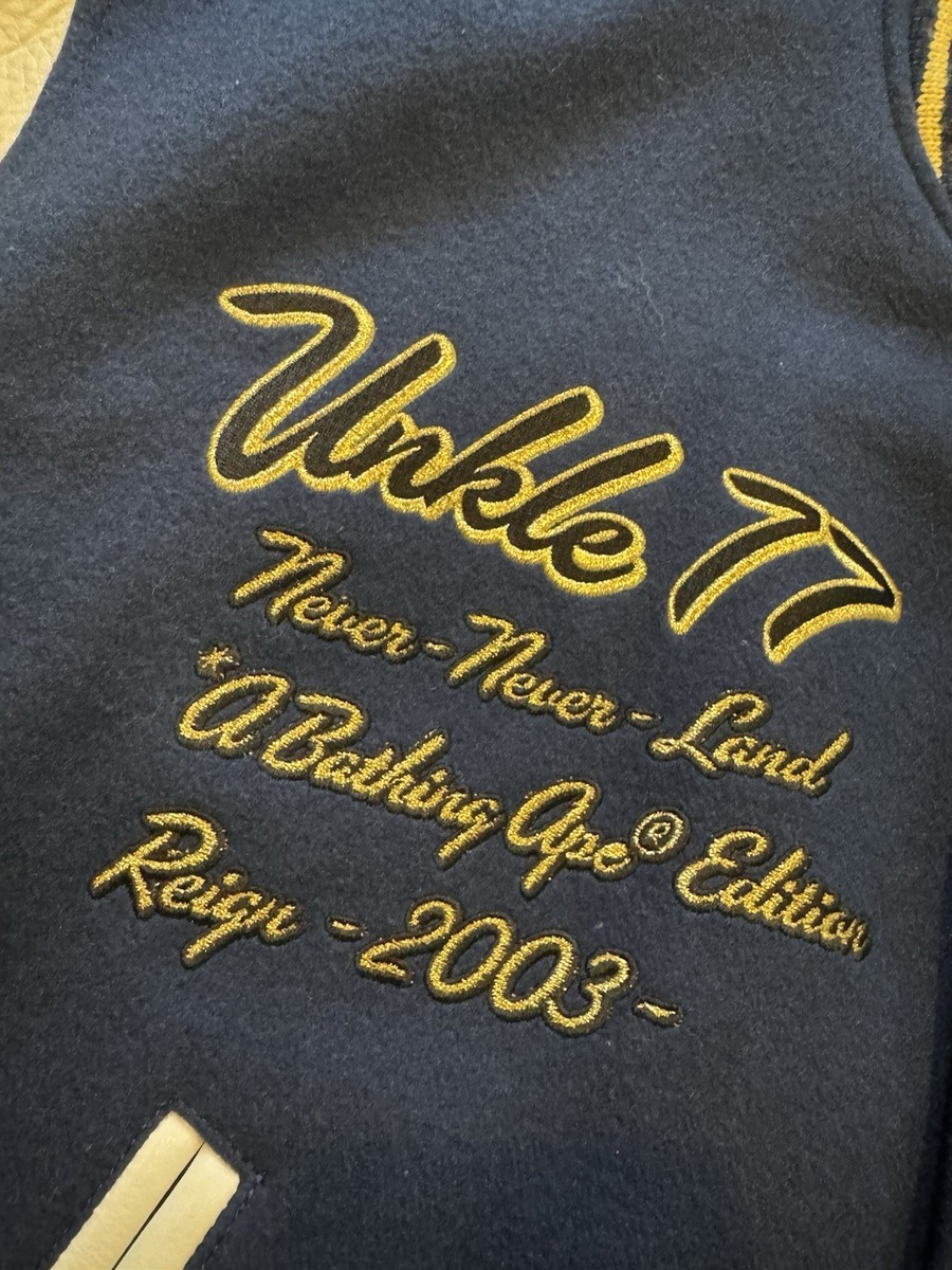 RARE! A BATHING APE × FUTURA UNKLE 77 VARSITY JACKET Bape | eBay