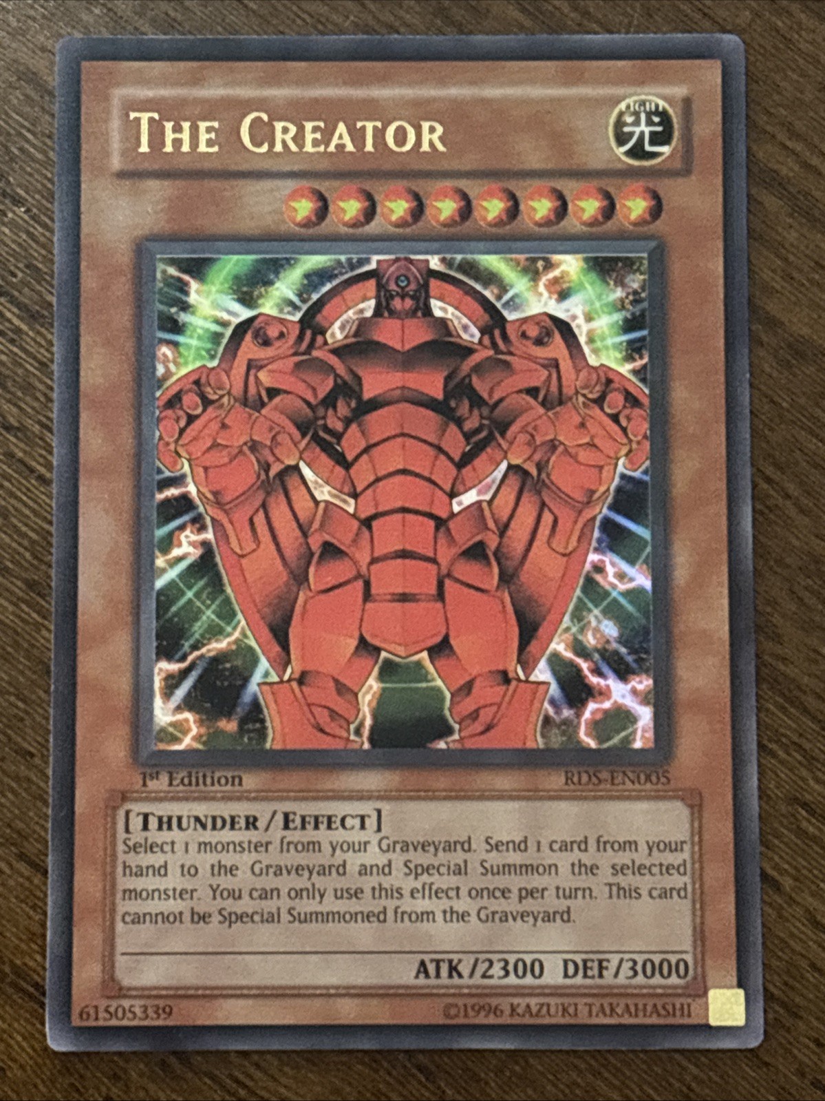 The Creator RDS-EN005 YuGiOh Rise of Destiny trading card — raw and PSA graded price guide