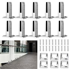 Stainless Steel Spigot Glass Stairs Balustrade Railing Balcony Pool Fence Clamp