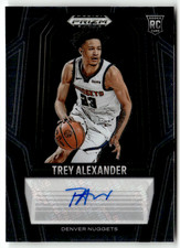 2024-25 Panini Prizm Black NBA No. RS-ALX Trey Alexander Rookie Auto