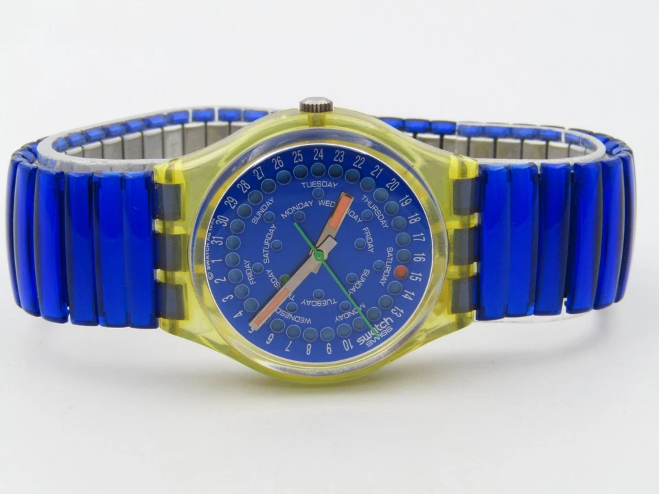 SWATCH GENT-FLEX DROP DARK - NEUWARE - EIN TRAUM IN BLAU - Bild 1 von 4