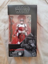 Star Wars The Black Series CLONE COMMANDER FOX w  protective case NEW
