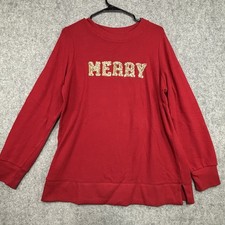 Jingle Belles by Kim Gravel Women's Golden Girls Holiday Sweater Red