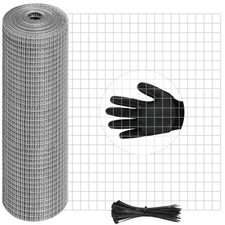 16in x 50Ft Hardware Cloth Hot-Dip Galvanized Welded Wire Mesh - Heavy Duty 3...