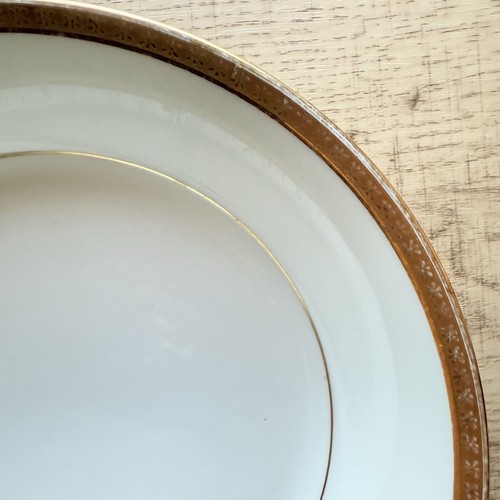 Set of 2 P and P/A.P. Limoges 7.25" White Bowls w/Gold Patterned Trim *READ* - Picture 6 of 17