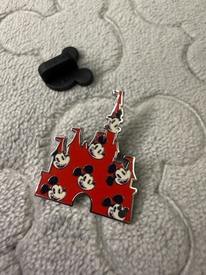 Disney Pin - Hidden Mickey Wave B 2025 Schloss Mickey rot - WDW Disneyworld USA