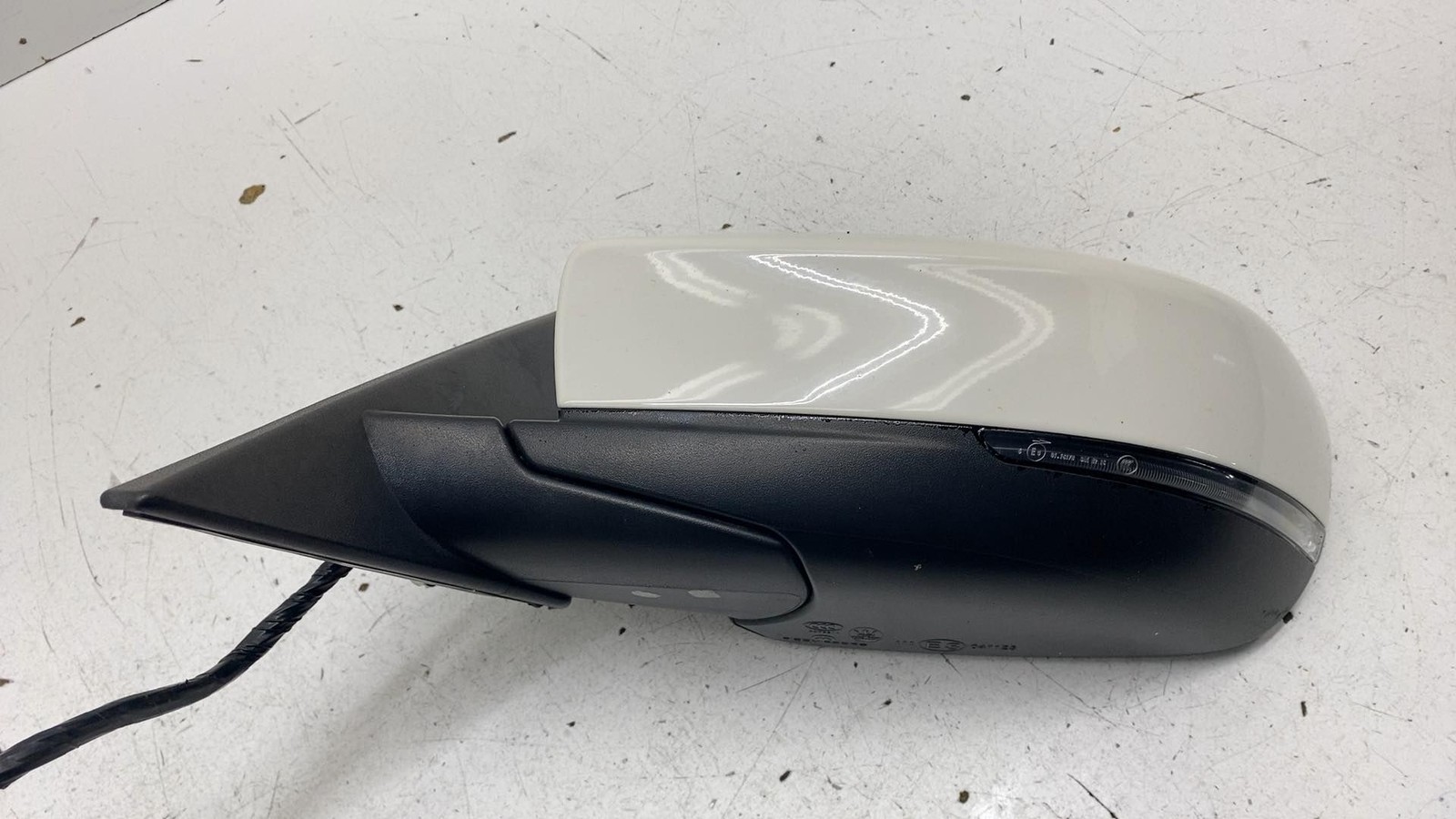 ⭕ 2017-2021 Maserati Ghibli Front Left Exterior Rear View Door Mirror White Assy