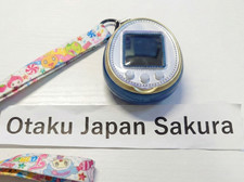 Bandai Tamagotchi 4U Blue NFC Color LCD Virtual Pet testato funzionante con cordino