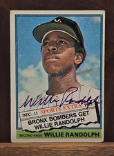 1976 Topps - Traded Willie Randolph #592T (RC)