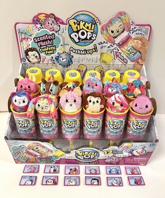 Pikmi Pops Surprise Pushmi Ups Series 1 Full Set 12 Scented Plush Moose Toys Lot