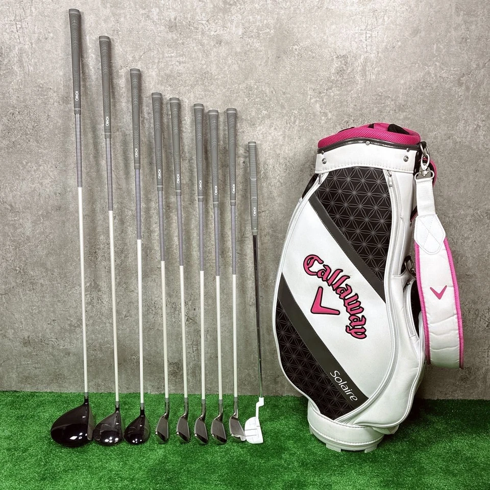 Set da golf da donna Callaway Solaire con borsa per caddy IGNO ferro da stiro... - Immagine 2 di 4