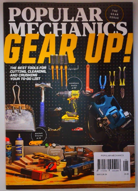 Popular Mechanics magazine May/June 2026 The Gear Issue: Best tools