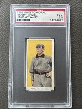 T206 Sweet Caporal Harry Howell Hand At Waist Ex+5.5 Graded