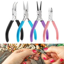 3Pcs Mini Pliers Jewellery Beading Set Craft Making Hand Tools DIY Repair Kit  