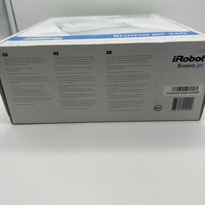 iRobot Braava jet 240 App Controlled Robot Mop - White for sale