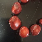 Red Coral Chunk Bracelet — photo 2