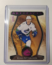 2023-24 UPPER DECK ARTIFACTS Elias Pettersson #109 PINK /35 Vancouver Canucks
