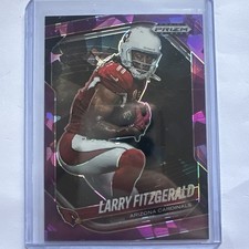 2025 PANINI PRIZM BLACK LARRY FITZGERALD PURPLE ICE CARDINALS /149