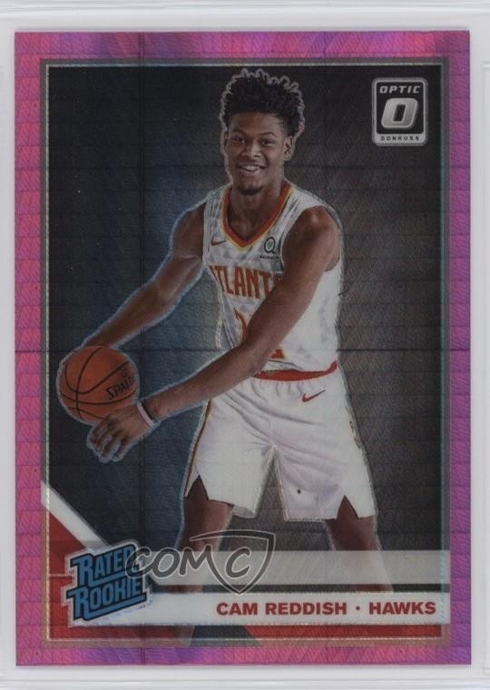 2019-20 Panini Donruss Optic Rated Rookie Pink Hyper Prizm Cam Reddish #170 3tb