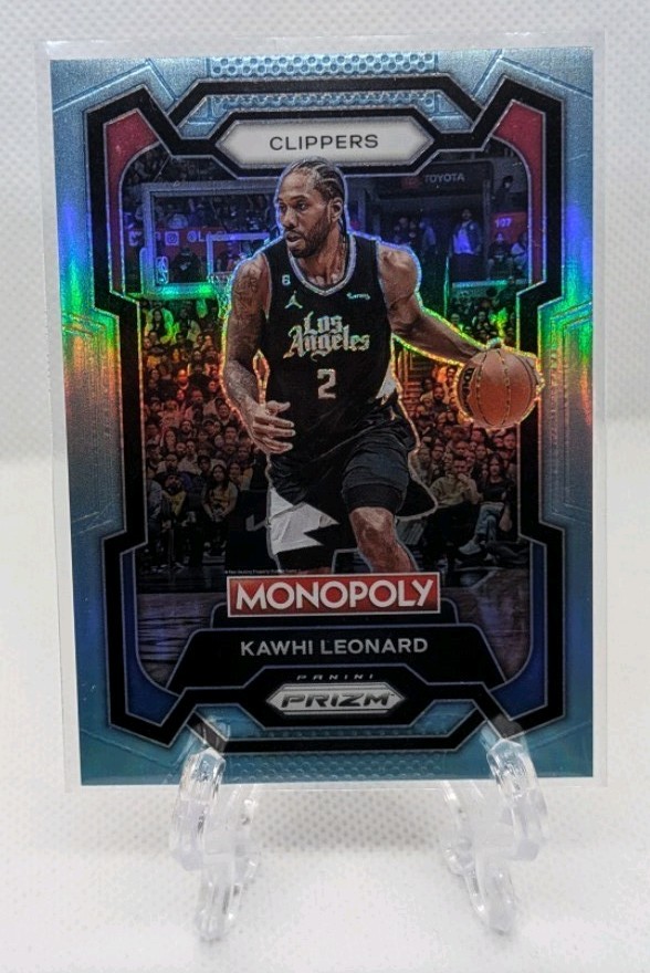2023-24 Panini Prizm Monopoly - Kawhi Leonard #37 Light Blue Prizm /199