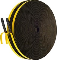Dichtungsband Selbstklebend Moosgummi 6Mm X 1,5Mm Schwarz 20M 2 Rollen TüR