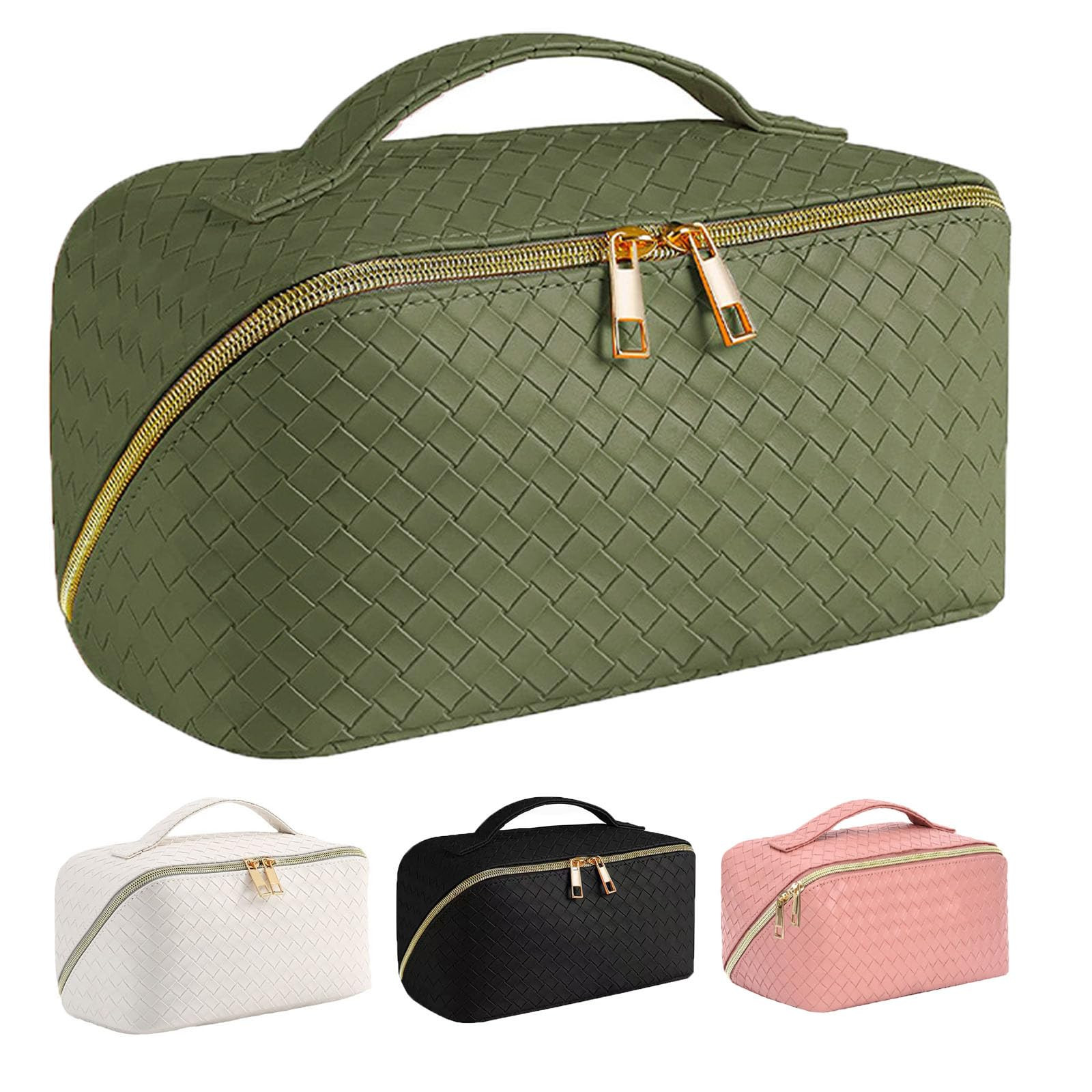 Large Capacity Waterproof PU Leather Travel Makeup Bag for Cosmetics