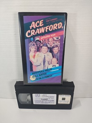 Ace Crawford: Private Eye (1983) VHS ~ 3 Episodes ~ Tim Conway -1989 Forum Video