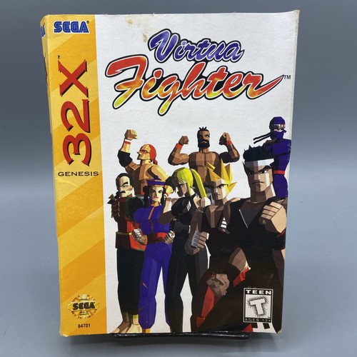 Sega Genesis 32x Virtua Fighter in Box No Manual AUTHENTIC CLEANED TESTED WORKS! - Picture 3 of 13