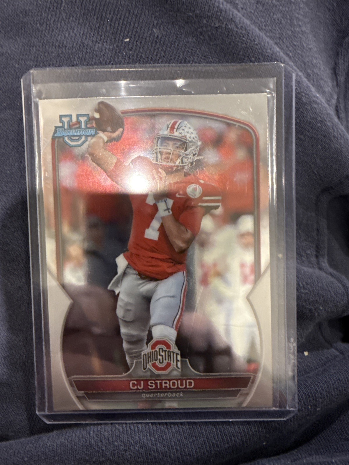 2022 Bowman University Chrome - C.J. Stroud #100 Refractor (RC)
