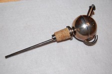 ANTIQUE FRENCH ART DECO IDEAL BREVETTE POURER SPOUT SILVER METAL BAR 1920-30'S