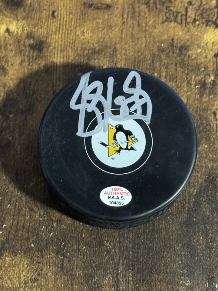 Sidney Crosby Signed Pittsburgh Penguins NHL Puck COA - Image 2 of 4