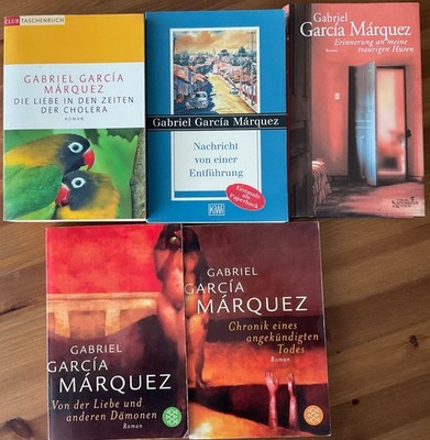 Gabriel Garcia Marquez Sammlung Erinnerung an meine traurigen Huren Cholera