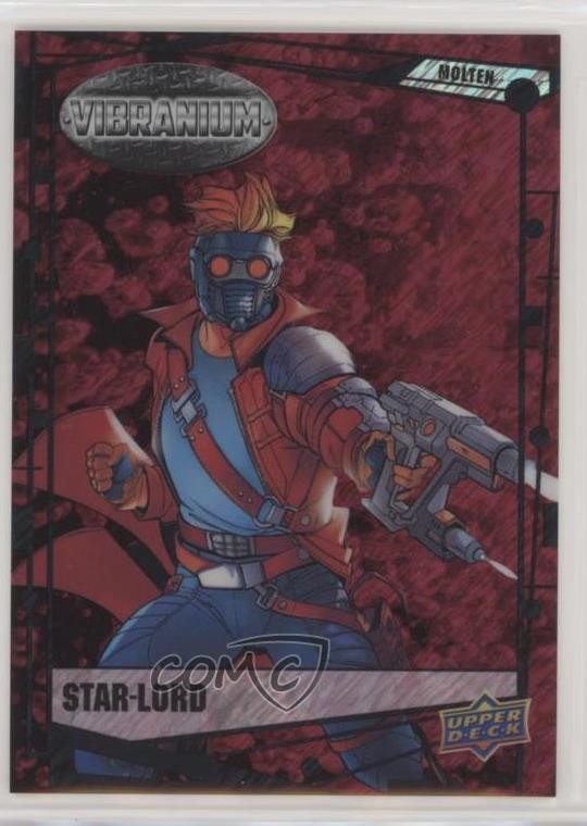 2015 Upper Deck Marvel Vibranium Molten Vibranium 78/299 Star-Lord #13 2k3