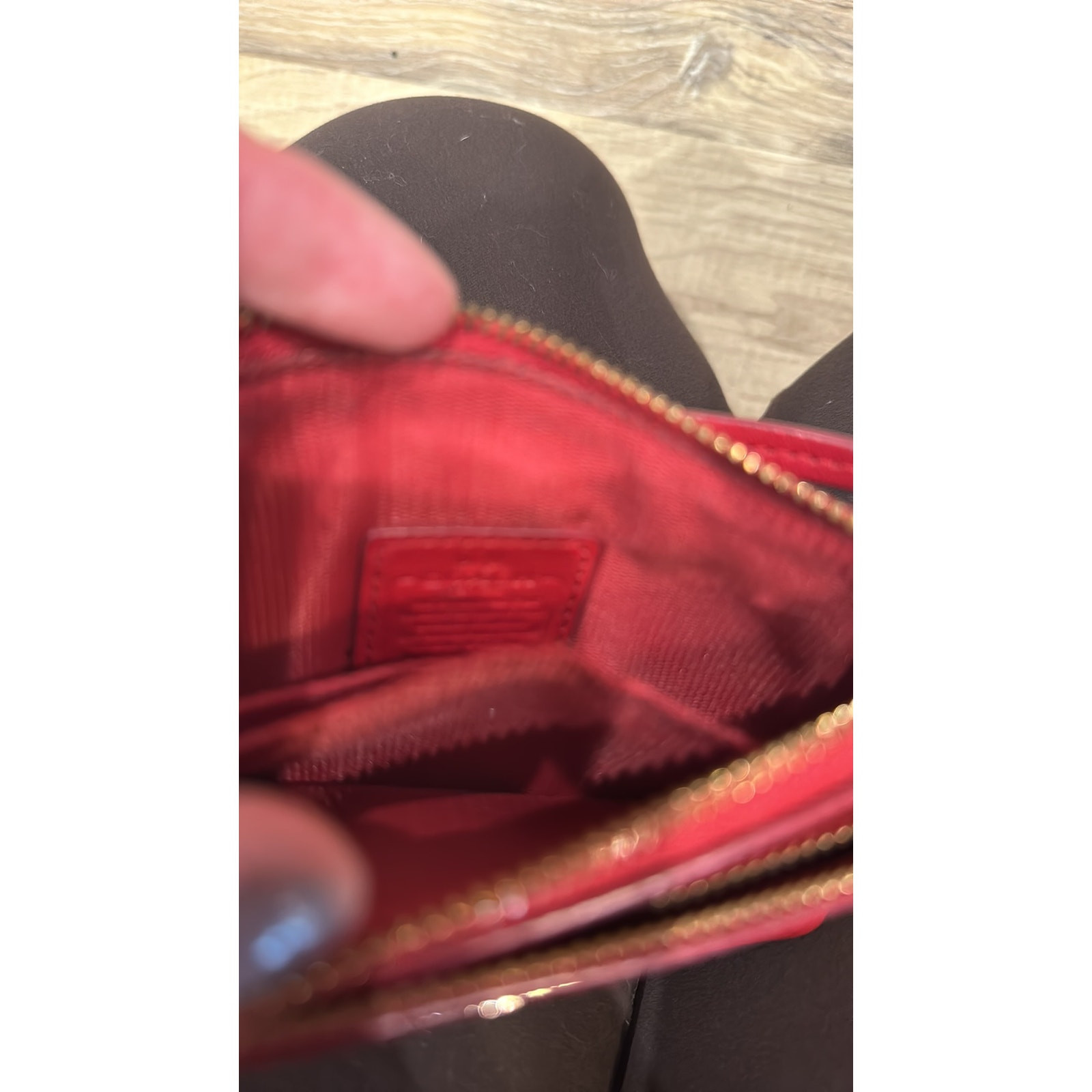 Coach wristlet ruby red - image 6