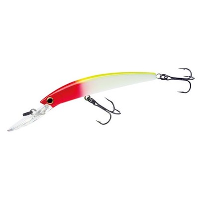 Yo-Zuri Crystal Minnow Deep Diver Walleye Floating Lure, 5 1/4, Clown