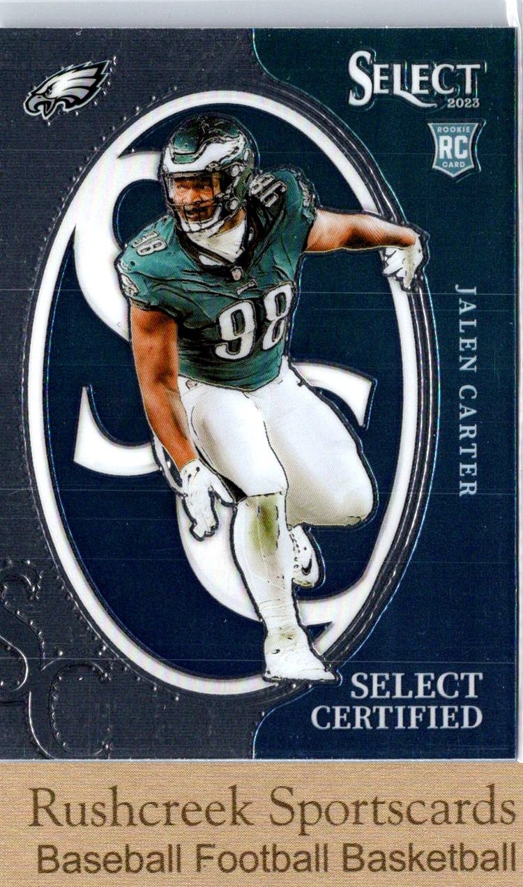2023 Panini Select #CRO-JCA Jalen Carter Select Certified Rookies