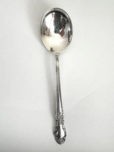Brocade by International Sterling Silver Cream Soup Spoon 6 3/8", gently used