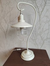 Cream Coloured Fishermans Lantern Style Table Lamp
