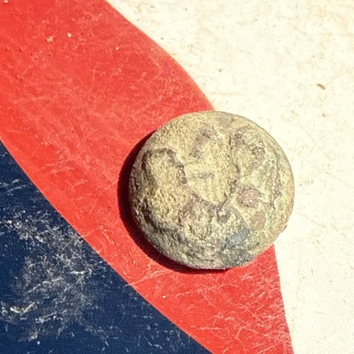 Dug Civil War 💥 🇺🇸 💣 Tin Back Cuff Eagle Kepi Button